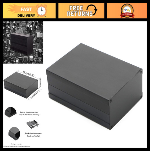 Aluminum project box enclosure - aluminum,