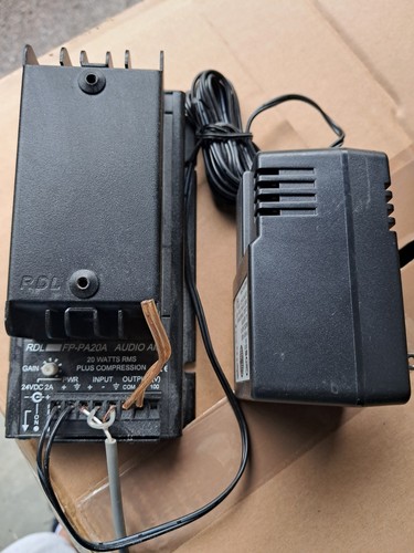 Rdl pa20a mono audio power - rdl,